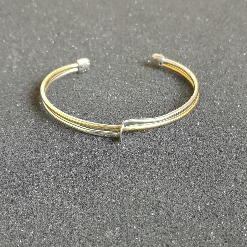 Lia Sophia Gold and Silver Tone Twist Bracelet